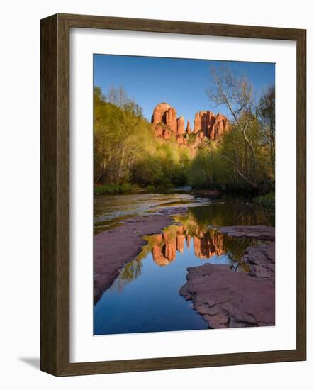 Cathedral Rock Reflection-Michael Blanchette Photography-Framed Photographic Print