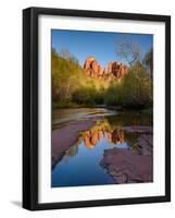 Cathedral Rock Reflection-Michael Blanchette Photography-Framed Photographic Print