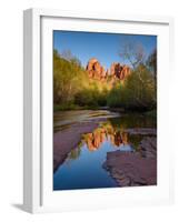 Cathedral Rock Reflection-Michael Blanchette Photography-Framed Photographic Print