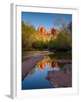 Cathedral Rock Reflection-Michael Blanchette Photography-Framed Premium Photographic Print