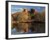 Cathedral Rock Reflections at Sunset, Red Rock Crossing, Sedona, Arizona, USA-Michel Hersen-Framed Photographic Print