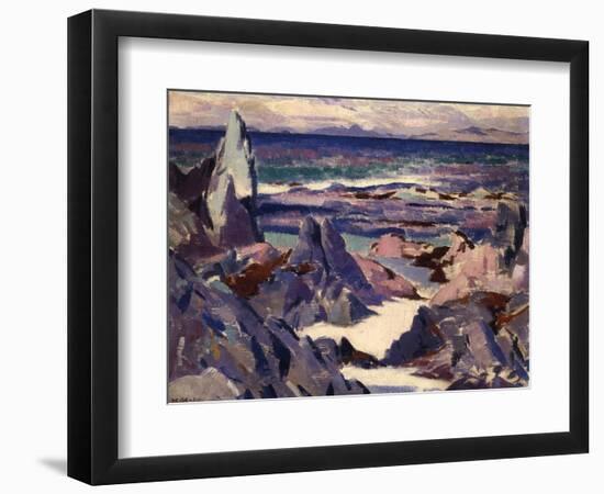 Cathedral Rock, Rhum, from Iona-Francis Campbell Boileau Cadell-Framed Giclee Print