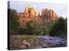 Cathedral Rock, Sedona, Arizona, United States of America (U.S.A.), North America-Tony Gervis-Stretched Canvas