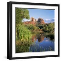 Cathedral Rock, Sedona, Arizona, United States of America (U.S.A.), North America-Tony Gervis-Framed Photographic Print