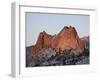 Cathedral Rock with Snow, Garden of the Gods, Colorado Springs, Colorado, USA-James Hager-Framed Photographic Print