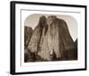 Cathedral Rock - Yosemite, California, 1861-Carleton Watkins-Framed Art Print