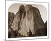 Cathedral Rock - Yosemite, California, 1861-Carleton Watkins-Mounted Art Print