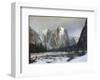 Cathedral Rock Yosemite-Albert Bierstadt-Framed Giclee Print