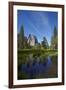 Cathedral Rocks and Pond in Yosemite Valley, Yosemite NP, California-David Wall-Framed Photographic Print