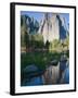 Cathedral Rocks and reflection. Yosemite National Park, CA-Jamie & Judy Wild-Framed Photographic Print