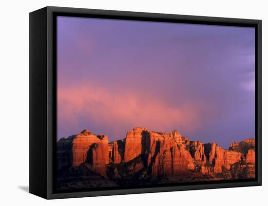 Cathedral Rocks in Sedona, Arizona, USA-Chuck Haney-Framed Stretched Canvas