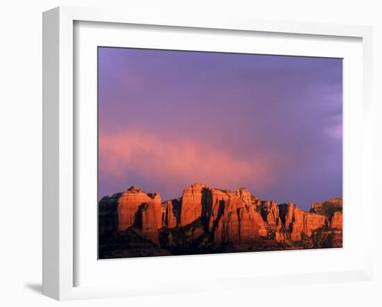 Cathedral Rocks in Sedona, Arizona, USA-Chuck Haney-Framed Photographic Print