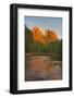 Cathedral Rocks, Oak Creek from Red Rock Crossing, Sedona, Arizona, USA-Chuck Haney-Framed Photographic Print