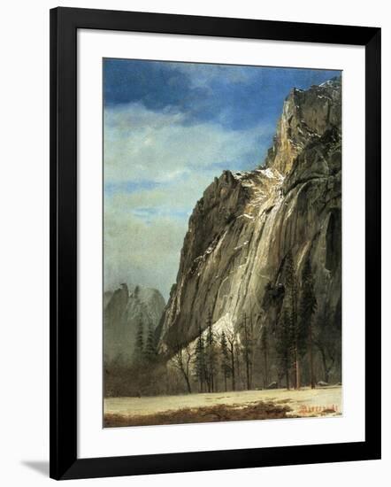 Cathedral Rocks, Yosemite, C.1872-Albert Bierstadt-Framed Giclee Print