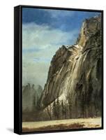 Cathedral Rocks, Yosemite, C.1872-Albert Bierstadt-Framed Stretched Canvas