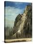 Cathedral Rocks, Yosemite, C.1872-Albert Bierstadt-Stretched Canvas