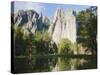 Cathedral Rocks. Yosemite National Park, CA-Jamie & Judy Wild-Stretched Canvas