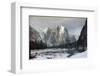 Cathedral Rocks, Yosemite Valley, California-Albert Bierstadt-Framed Premium Giclee Print