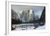 Cathedral rocks, Yosemite Valley-Albert Bierstadt-Framed Art Print