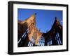 Cathedral Ruins in Evening Light, Coventry, West Midlands, England, United Kingdom-Jean Brooks-Framed Photographic Print