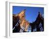 Cathedral Ruins in Evening Light, Coventry, West Midlands, England, United Kingdom-Jean Brooks-Framed Photographic Print