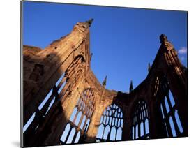 Cathedral Ruins in Evening Light, Coventry, West Midlands, England, United Kingdom-Jean Brooks-Mounted Photographic Print