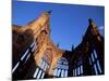 Cathedral Ruins in Evening Light, Coventry, West Midlands, England, United Kingdom-Jean Brooks-Mounted Photographic Print