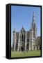 Cathedral, Salisbury, Wiltshire, England, United Kingdom-Rolf Richardson-Framed Stretched Canvas