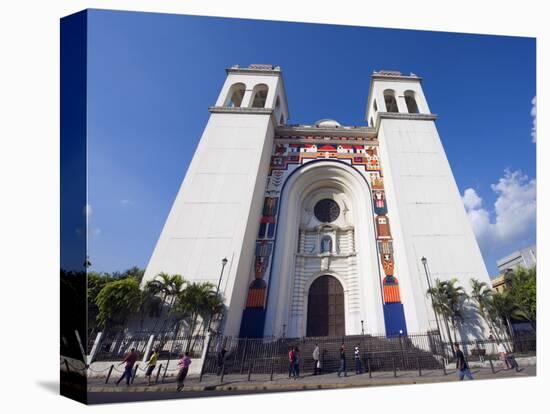 Cathedral, San Salvador, El Salvador, Central America-Christian Kober-Stretched Canvas