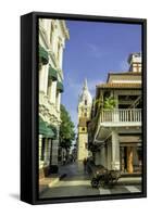 Cathedral Santa Catalina de La Alejandria, Cartagena, Colombia-Jerry Ginsberg-Framed Stretched Canvas