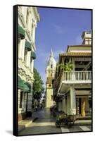 Cathedral Santa Catalina de La Alejandria, Cartagena, Colombia-Jerry Ginsberg-Framed Stretched Canvas