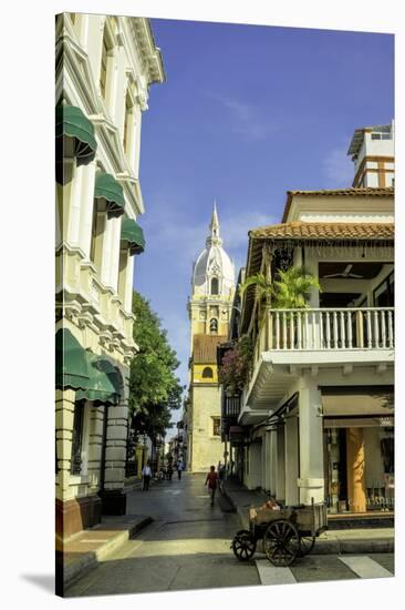 Cathedral Santa Catalina de La Alejandria, Cartagena, Colombia-Jerry Ginsberg-Stretched Canvas