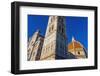 Cathedral Santa Maria del Fiore, Giotto Bell Tower, Tuscany, Italy-Nico Tondini-Framed Photographic Print