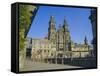 Cathedral, Santiago De Compostela, Galicia, Spain, Europe-Peter Scholey-Framed Stretched Canvas