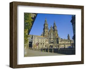 Cathedral, Santiago De Compostela, Galicia, Spain, Europe-Peter Scholey-Framed Photographic Print