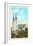 Cathedral, Savannah, Georgia-null-Framed Art Print