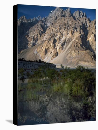 Cathedral Spire Mountains Passu in Northern Pakistan-Antonia Tozer-Stretched Canvas