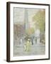 Cathedral Spires, Spring Morning, 1909-Childe Hassam-Framed Giclee Print