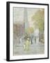 Cathedral Spires, Spring Morning, 1909-Childe Hassam-Framed Giclee Print