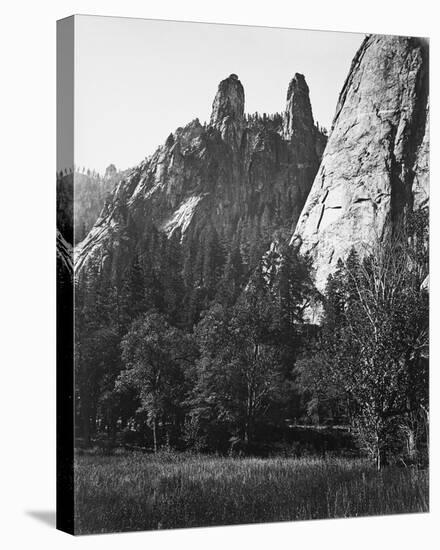 Cathedral Spires, Yosemite-Carleton E Watkins-Stretched Canvas