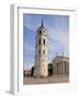 Cathedral Square, Cathedral and 57M Tall Belfry, Vilnius, Lithuania, Baltic States-Gavin Hellier-Framed Photographic Print