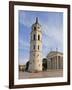 Cathedral Square, Cathedral and 57M Tall Belfry, Vilnius, Lithuania, Baltic States-Gavin Hellier-Framed Photographic Print