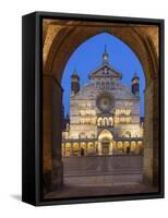 Cathedral Square, Cremona, Lombardy, Italy-ClickAlps-Framed Stretched Canvas