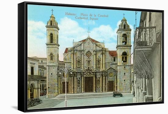 Cathedral Square, Havana, Cuba-null-Framed Stretched Canvas