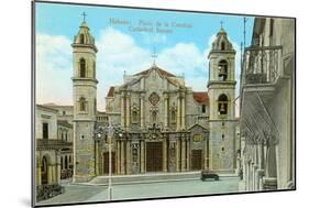Cathedral Square, Havana, Cuba-null-Mounted Art Print
