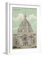 Cathedral, St. Paul, Minnesota-null-Framed Art Print