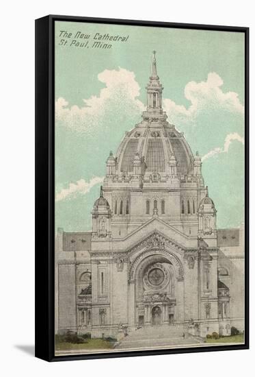 Cathedral, St. Paul, Minnesota-null-Framed Stretched Canvas