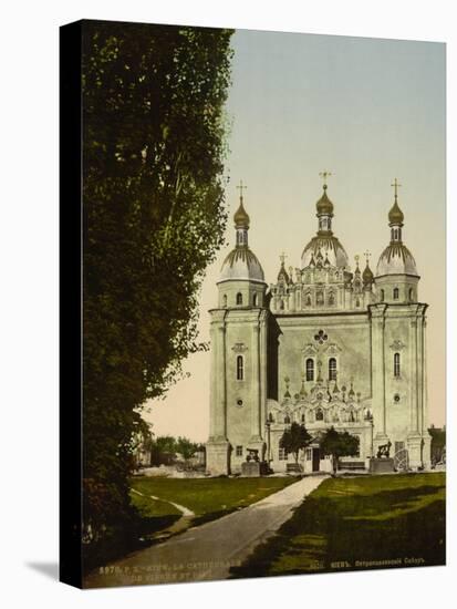 Cathedral St. Peter and St. Paul, Kiev in Russia , c.1890-c.1900-null-Stretched Canvas