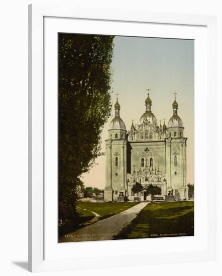 Cathedral St. Peter and St. Paul, Kiev in Russia , c.1890-c.1900-null-Framed Giclee Print