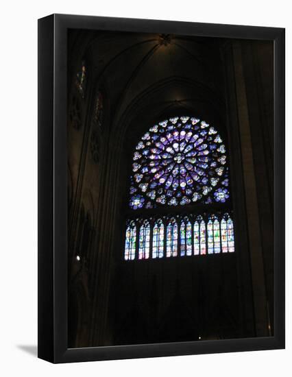 Cathedral (Stained Glass Window) Art Poster Print-null-Framed Poster